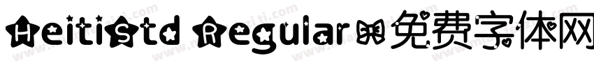 HeitiStd Regular字体转换